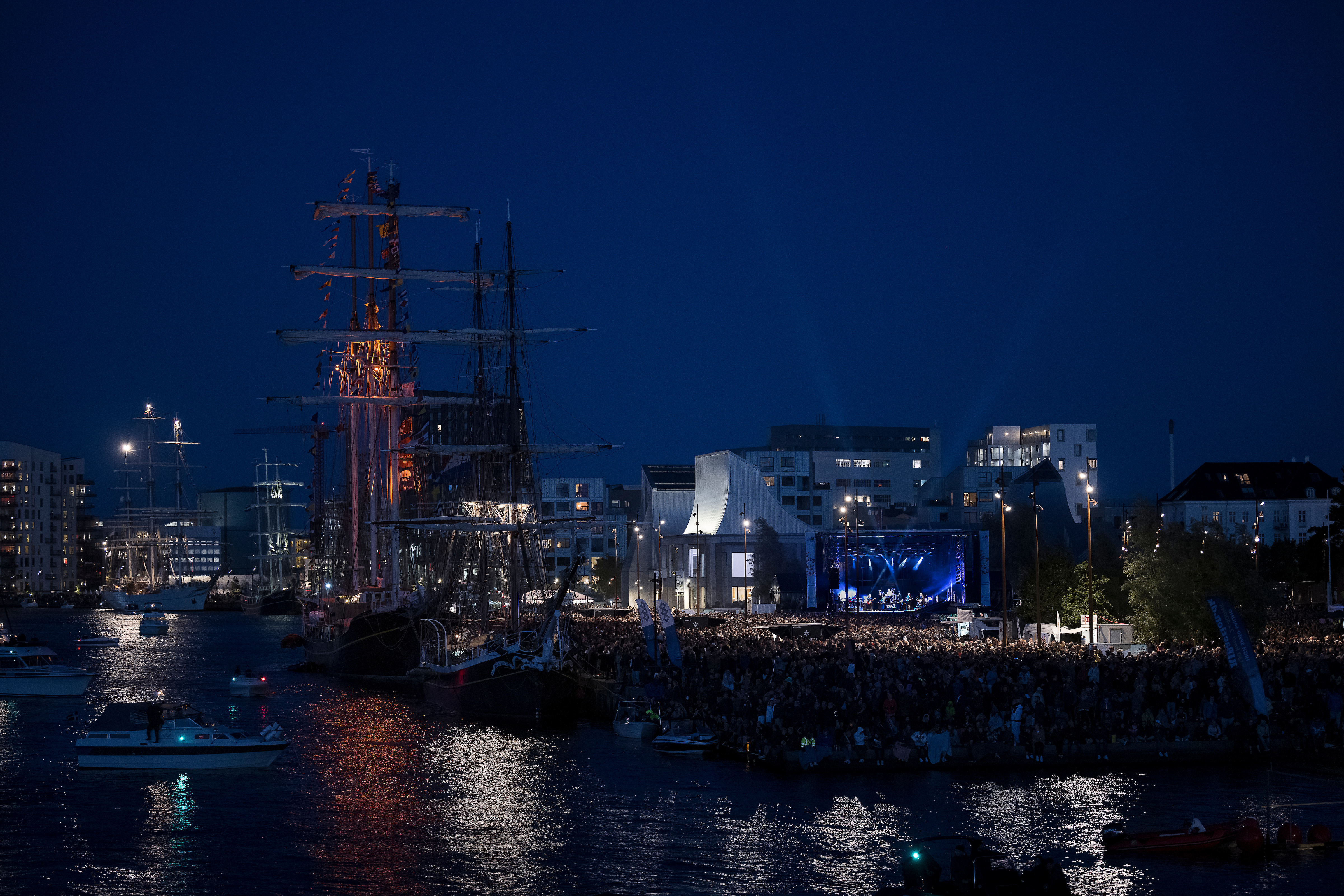 Tall ships race aften