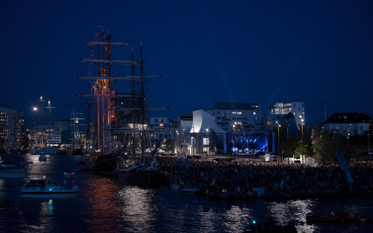 Tall ships race aften